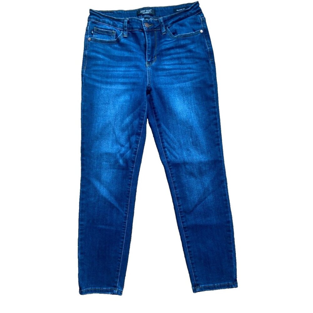 Judy Blue Relaxed Fit Blue Jeans Women's Dark Size 29 Style# JB82102DK